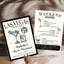 Las Vegas Sällskapsresa för Brudtärna Cocktail Iti