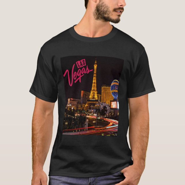 Las Vegas Shirt Vegas Strip Night Life Souvenir An T Shirt (Framsida)
