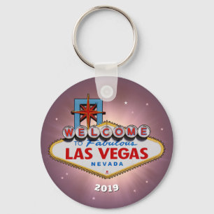 Las Vegas Sign (anpassade) Nyckelring