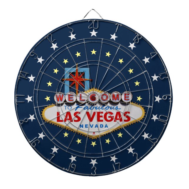 Las Vegas Sign Darttavla (Framsidan)
