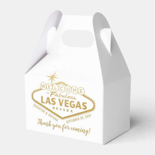 Las Vegas Sign Hangover Recovery Kit Favor Presentaskar (Framsidan Sidan)