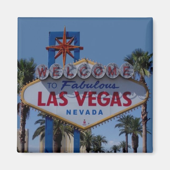 Las Vegas Sign Magnet (Framsidan)