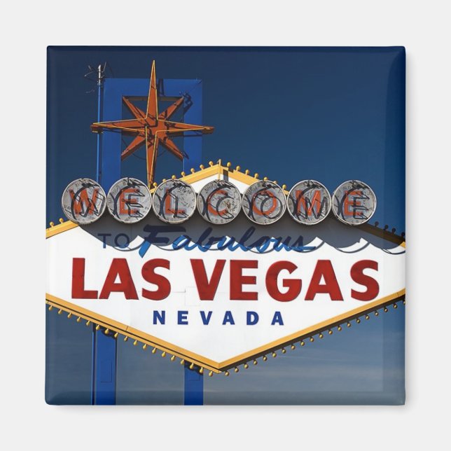 Las Vegas Sign Magnet (Framsidan)
