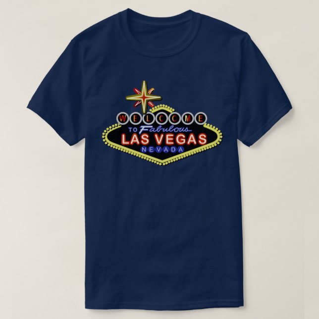 Las Vegas Sign T Shirt (Design framsida)