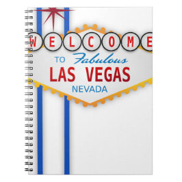 Las Vegas Sign USA Casino Gambling Games i USA Anteckningsbok