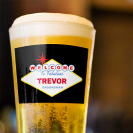 Las Vegas - signera Speciellt händelseseglas Glaskopp