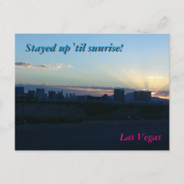 Las Vegas Silhouette - vykort