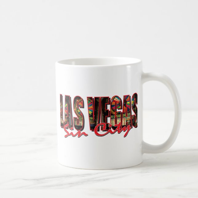 Las Vegas Sin City Kaffemugg (Höger)