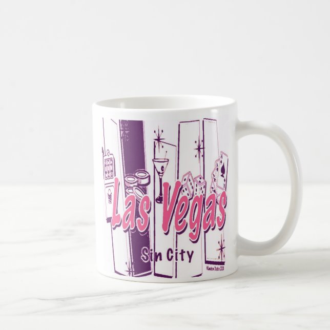 Las Vegas Sin City Kaffemugg (Höger)