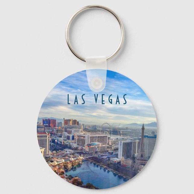 Las Vegas Skyline Keychain Nyckelring (Framsida)