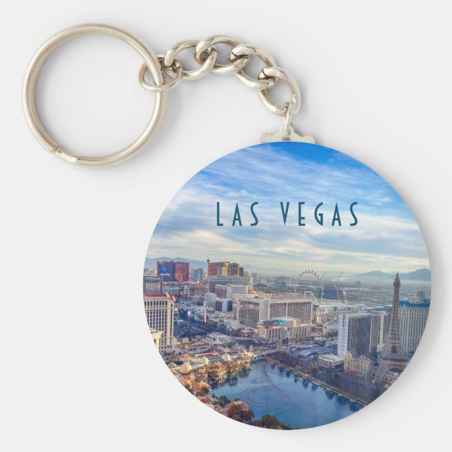 Las Vegas Skyline Keychain Nyckelring (Framsidan)