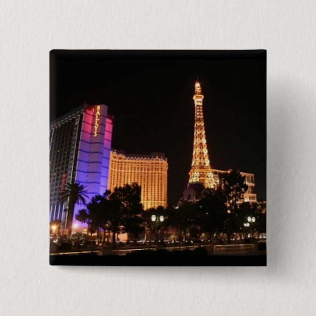 Las Vegas Skyline Knapp (Framsida)
