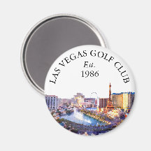 Las Vegas Skyline Personlig Golfklubbsnamn
