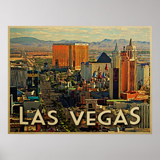 Las Vegas Skyline Poster (Framsidan)