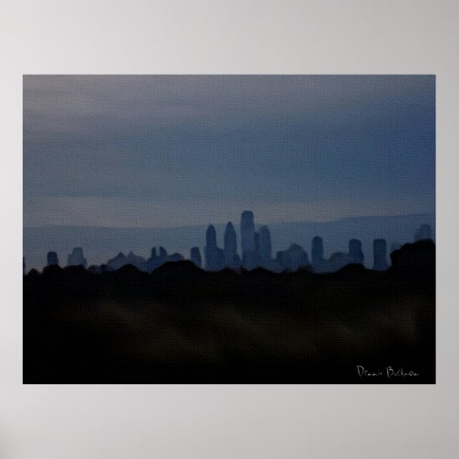 Las Vegas Skyline Poster (Framsidan)