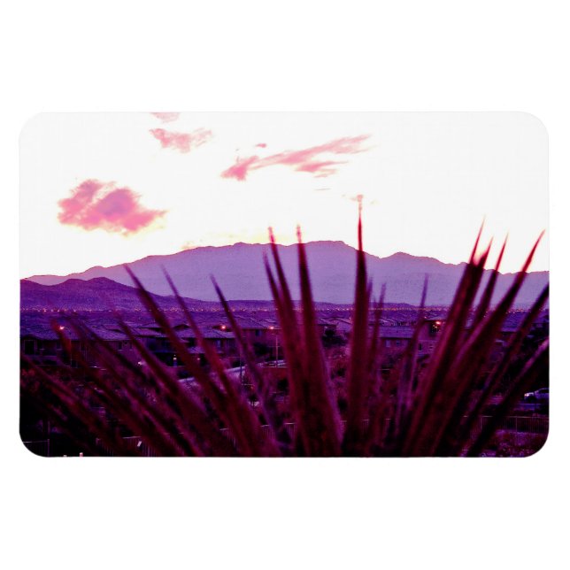 Las Vegas Skyline Residential Mountain View #1 Magnet (Horisontell)