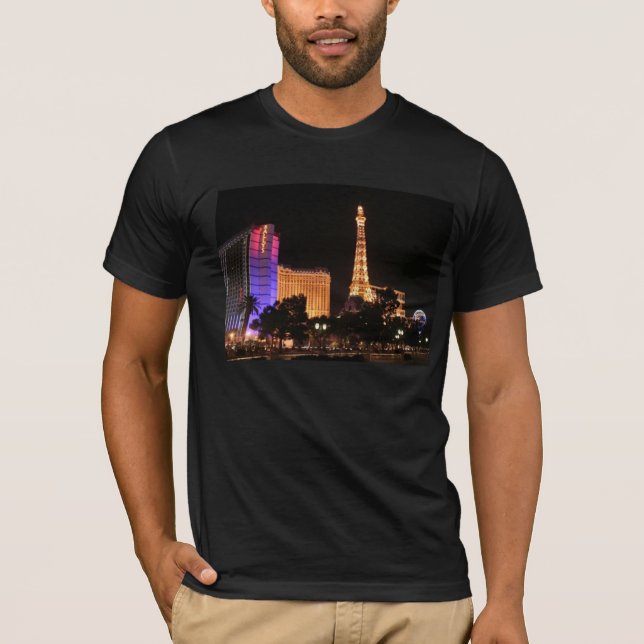 Las Vegas Skyline T-shirt (Framsida)