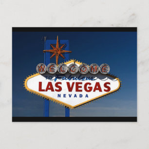Las Vegas-skylten Vykort