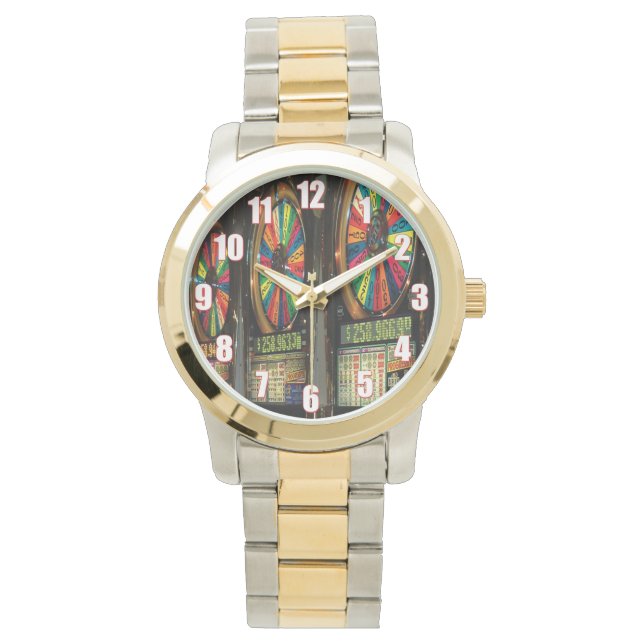 Las Vegas Slot Maskin Watch Armbandsur (Framsida)