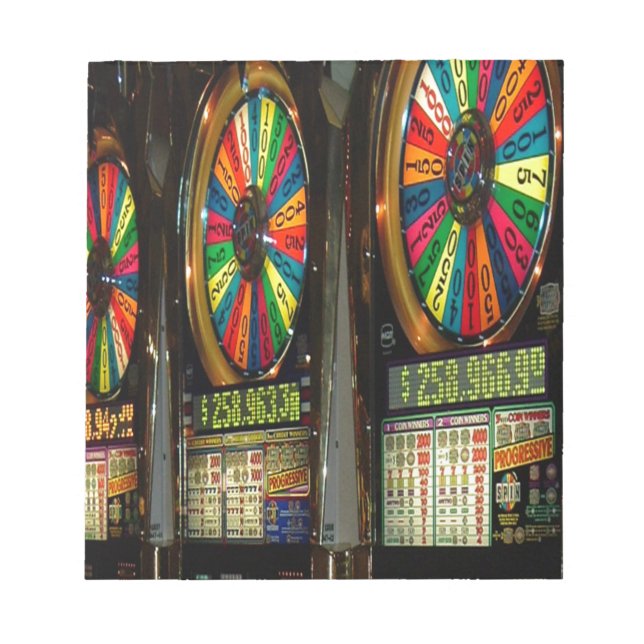 Las Vegas Slot Maskiner Anteckningsblock (Framsida)