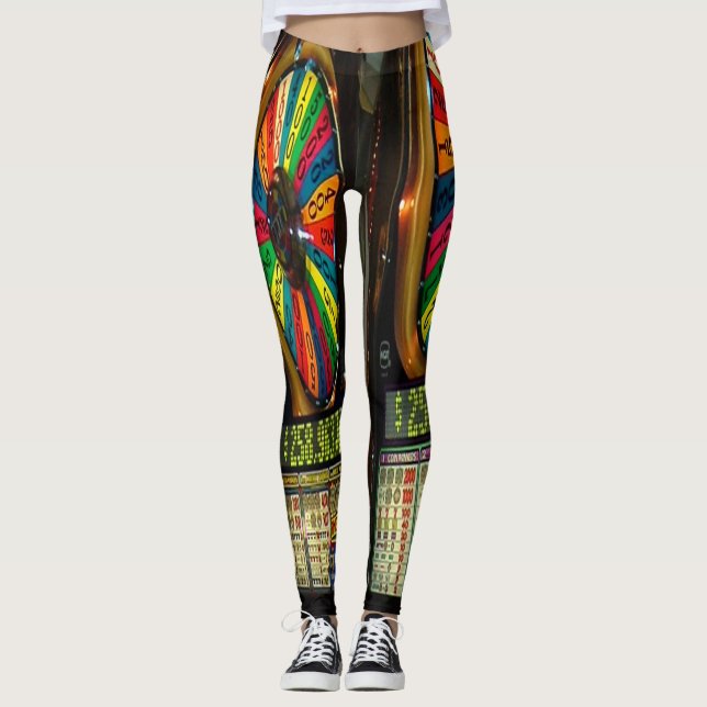Las Vegas Slot Maskiner Leggings (Framsida)
