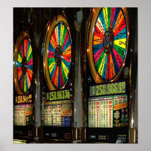 Las Vegas Slot Maskiner Poster