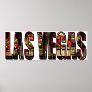 Las Vegas Slot Maskiner Poster