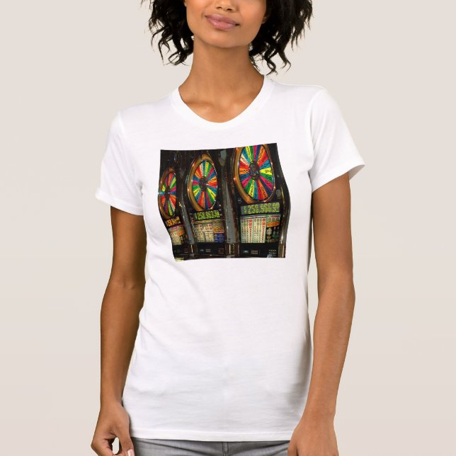 Las Vegas Slot Maskiner Tee (Framsida)
