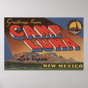 Las Vegas som är nytt - mexico - campa Luna Poster