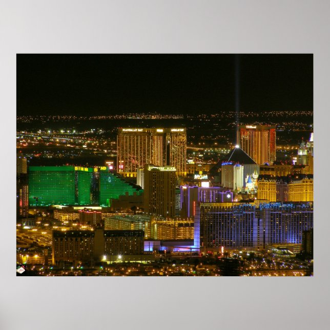 Las Vegas South Strip 2006 Poster (Framsidan)