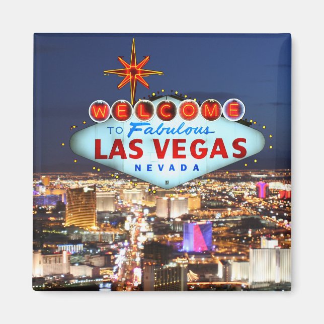 Las Vegas Souvenir Magnet (Framsidan)