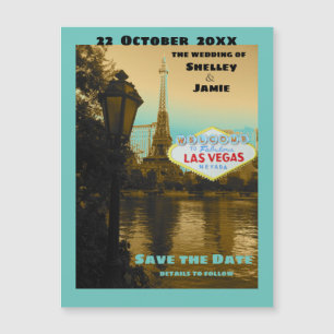 Las Vegas Spara datumturkos Magnet