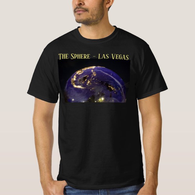 Las Vegas Sphere T Shirt (Framsida)