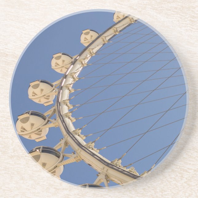 Las Vegas Stil Stone Square Square Underlägg (Framsidan)