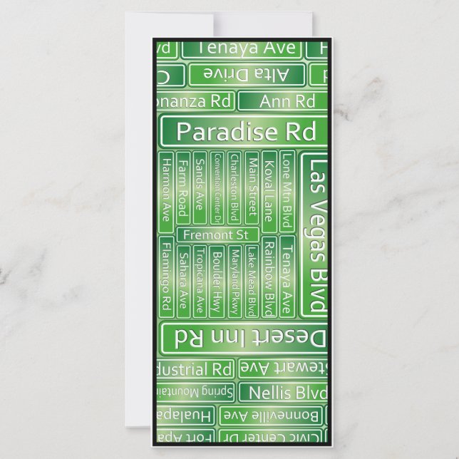 Las Vegas Street Road Signs (Framsida)