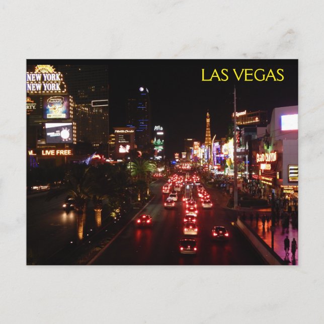 LAS VEGAS STRIP #5 VYKORT (Framsida)