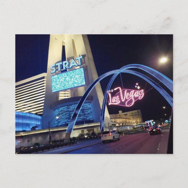 LAS VEGAS STRIP #7 VYKORT (Framsida)