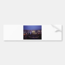 Las Vegas Strip Aerial View Casino Gambling City Bildekal