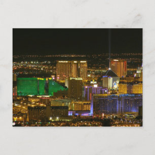 Las Vegas Strip Aerial View-vykort Vykort