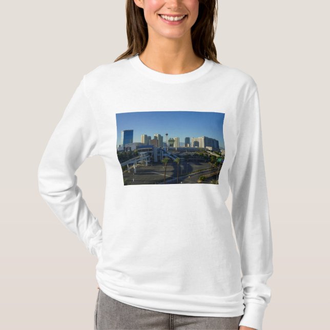 Las Vegas Strip Ahead Långärmad T-Shirt (Framsida)