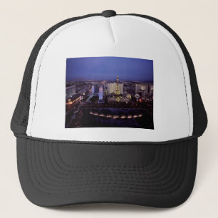 Las Vegas Strip Flygbild Kasino Spelstad Truckerkeps