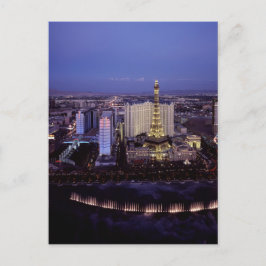 Las Vegas Strip Flygbild Kasino Spelstad Vykort