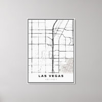 Las Vegas Strip Karta