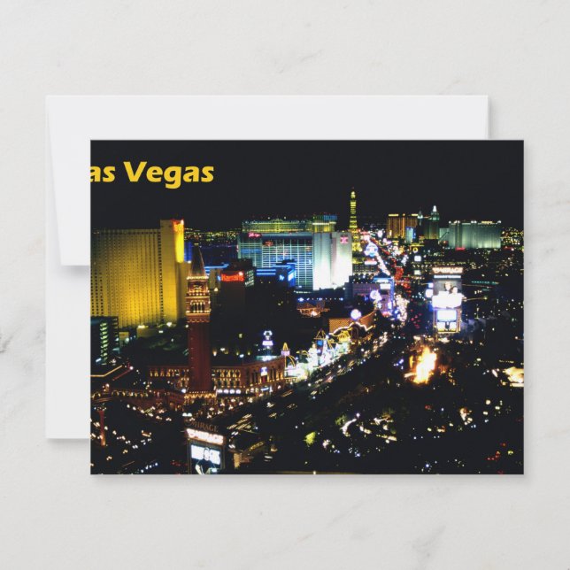 Las Vegas Strip på natten (Framsida)