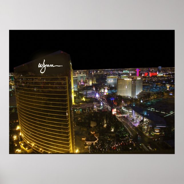 Las Vegas Strip på natten Poster Skriv ut (Framsidan)