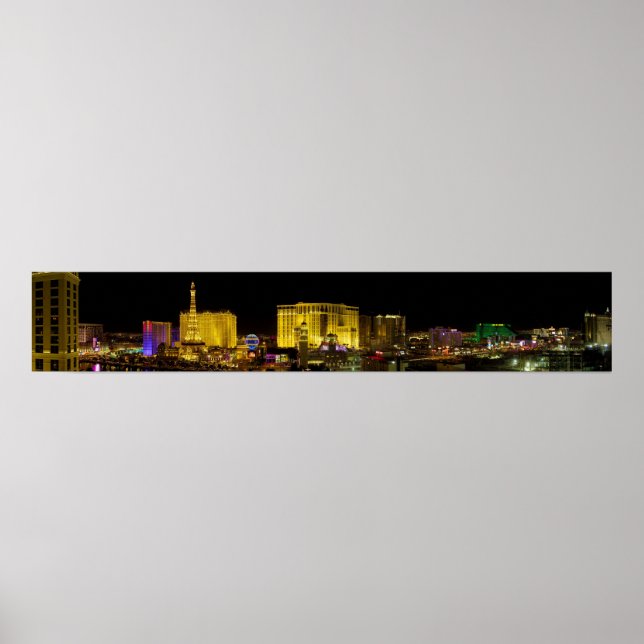 Las Vegas Strip Panorama Poster (Framsidan)