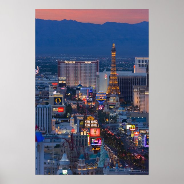 Las Vegas Strip Poster (Framsidan)
