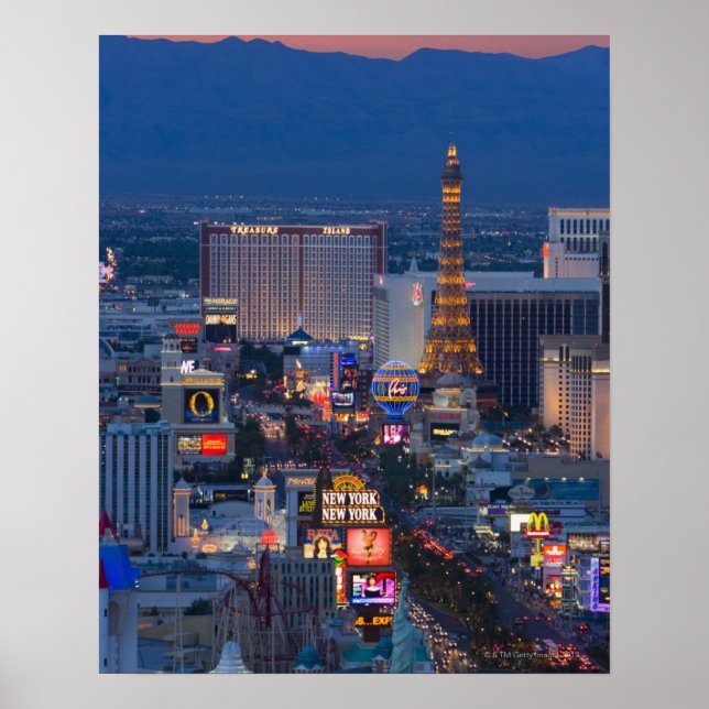 Las Vegas Strip Poster (Framsidan)