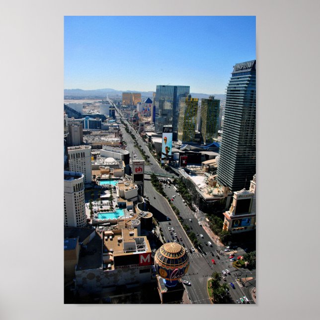 Las Vegas Strip Skyline Cityscape America Poster (Framsidan)