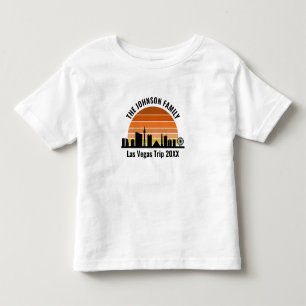 Las Vegas Strip Solnedgång Anpassad Semester T Shirt
